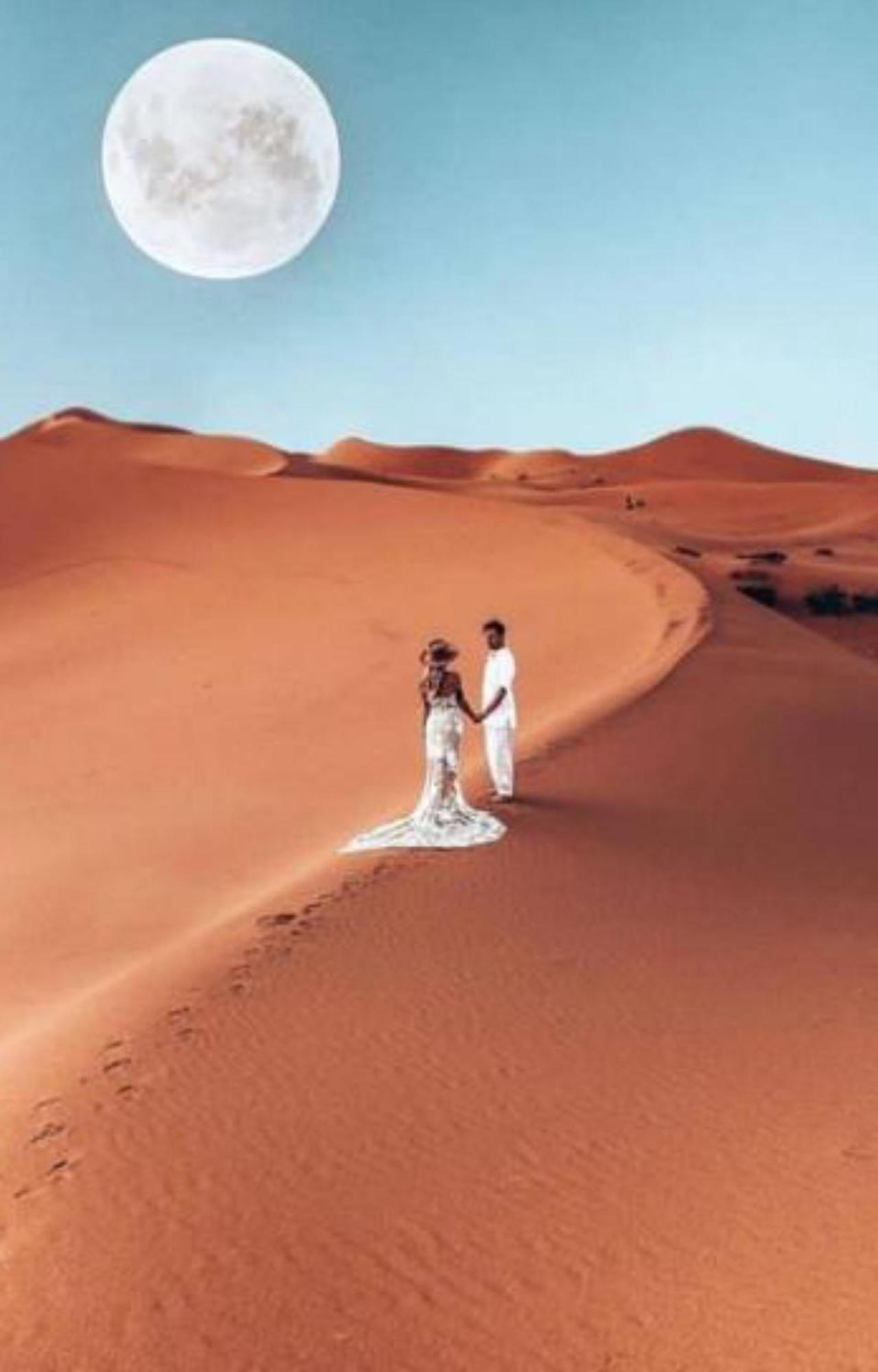Luxury Desert Camp Мерцуга Екстериор снимка
