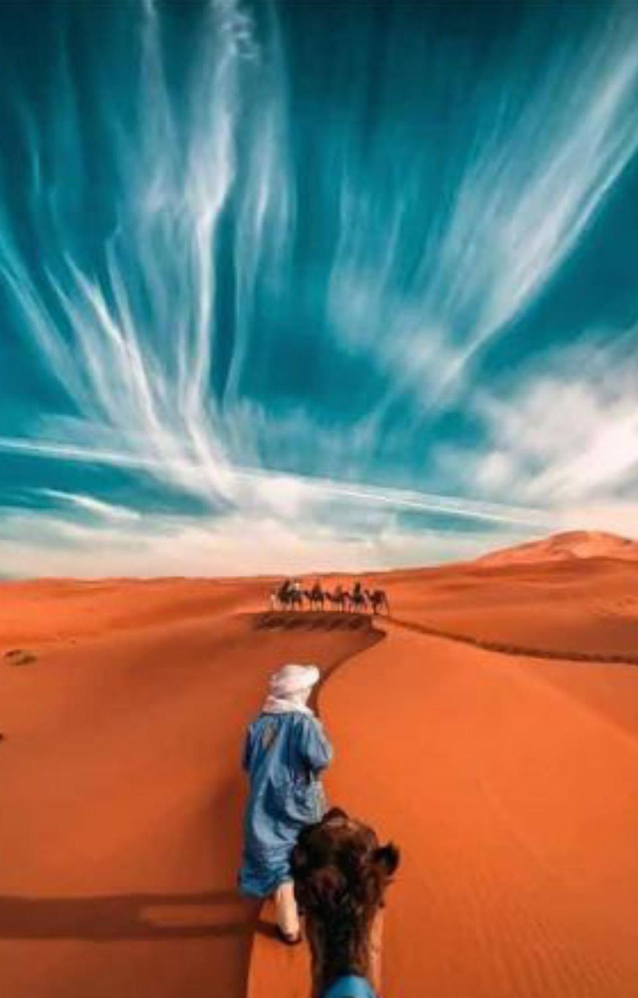 Luxury Desert Camp Мерцуга Екстериор снимка